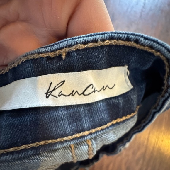 Kancan Size 7- pre loved-Denim Frayed Hem Women's Shorts - Picture 4 of 11